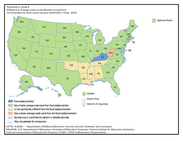 NAEP Whites G8 Math 2009 Map.jpg